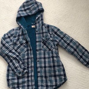 Boston Traders Lined flannel jacket size M 10-12